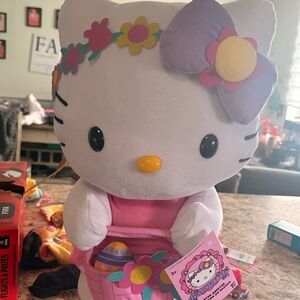 Hello Kitty Easter Plush with Basket Greeter